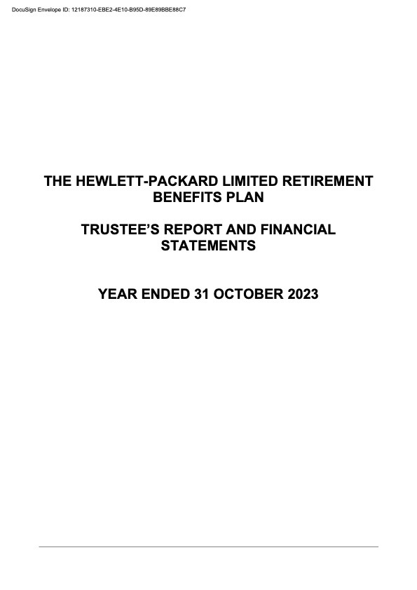 Thumbnail image of Trustee's Report and Financial Statements 2023
