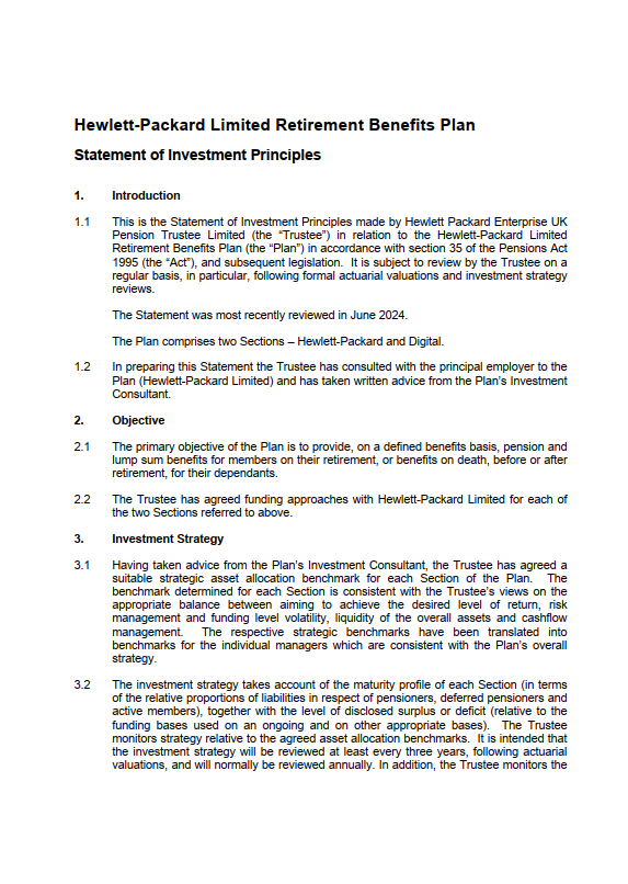 Thumbnail image of Statement of Investment Principles 2024